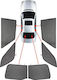 CarShades Πλαϊνά Σκίαστρα Αυτοκινήτου για Seat Leon Πεντάπορτο (5D) 4τμχ