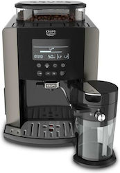 Krups EA819E10 Mașină Espresso Automată 1450W Presiune 15bar pentru Cappuccino cu Râșniță Gri