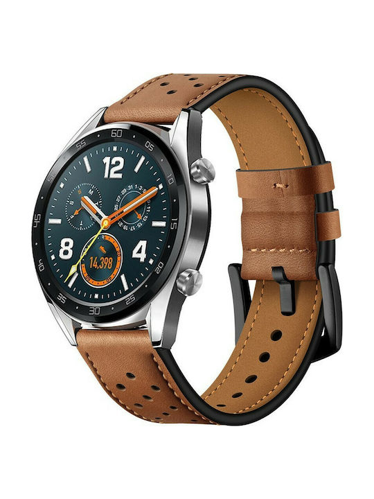 Armband Leder Braun (Huawei Watch 3 / Huawei Watch GT 2 Pro) CEL841300854B