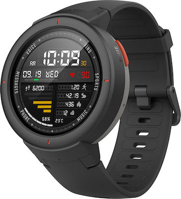 Amazfit Verge Lite 43mm Smartwatch with Heart Rate Monitor (Shark Gray)