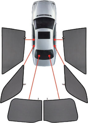 CarShades Car Side Shades for Skoda Fabia Five Door (5D) 4pcs PVC.