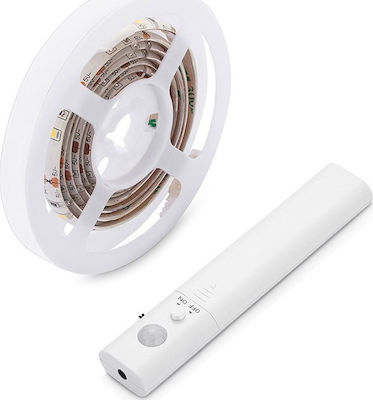 Cubalux LED Streifen Versorgung Batterie mit Natürliches Weiß Licht Länge 1m und 30 LED pro Meter SMD2835