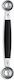 Triangle Παριζιέν από Ανοξείδωτο Ατσάλι