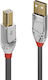 Lindy USB 2.0 Kabel USB-A-Stecker - USB-B-Stecker Gray 5m 36644