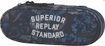 Replay Pencil Case with 1 Compartment Blue 162RPB616.75