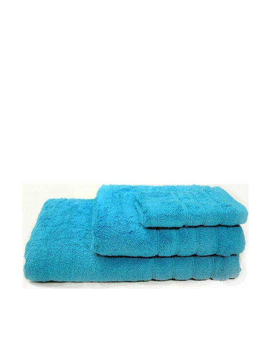 Anesis Facecloth Pennie 50x100cm Turquoise Weig...