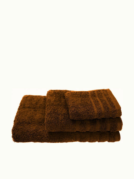 Anesis Hand Towel Pennie 30x50cm Καφέ