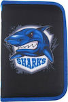 Next Shark Pencil Case Full with 1 Compartment Black