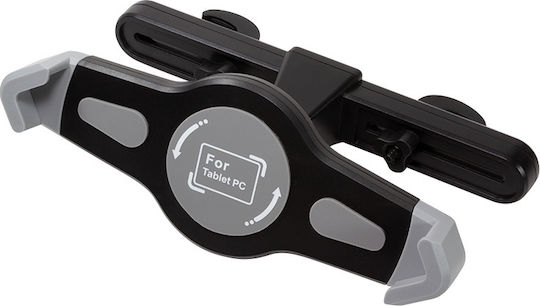 LogiLink Tablet Back Seat Car Holder Car Mobile Mount with Adjustable Hooks Black