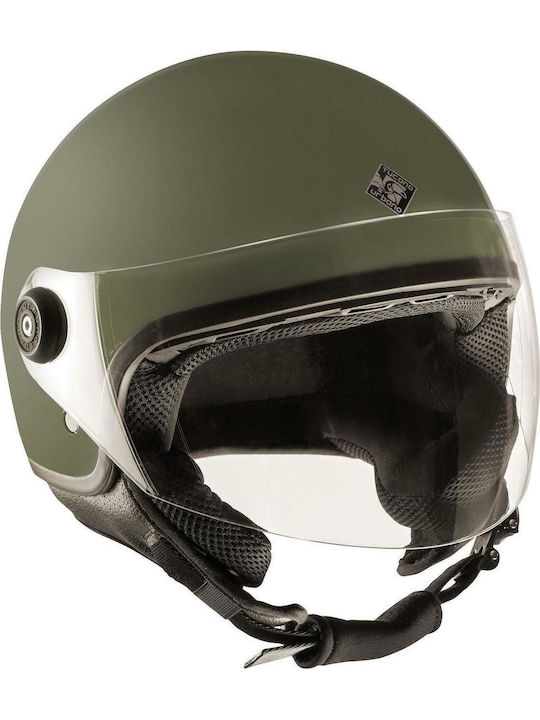 Tucano Urbano El'Jettin Jet Helmet ECE 22.05 1080gr Military Green Mat