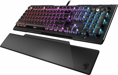 Roccat Vulcan 121 Aimo Gaming Μηχανικό Πληκτρολόγιο με Titan Linear διακόπτες και RGB φωτισμό (Αγγλικό US)