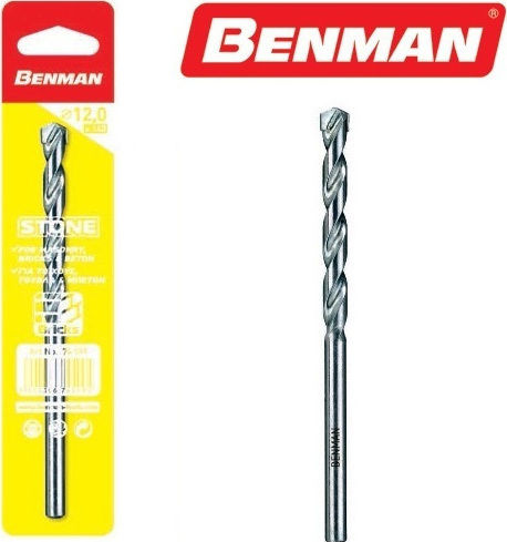 Benman Diamond Drill with Cylindrical Shank for Masonry 12x140mm