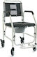 Vita Orthopaedics Scaun Cu Rotile De Baie Cu Spate Simplu 44.5cm 09-2-165 Alb