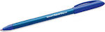 Luxor Focus Icy Pen Ballpoint 1mm with Blue Ink 50pcs Blue