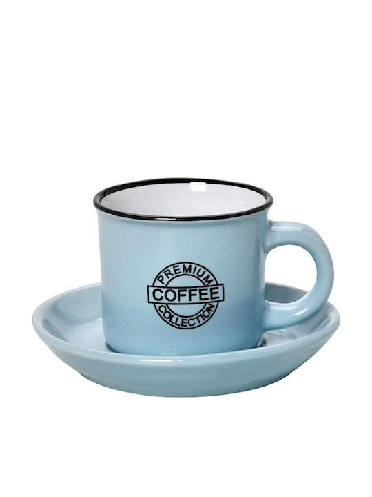 Espiel Coffee Φλιτζάνι Espresso από Πορσελάνη Γαλάζιο 90ml