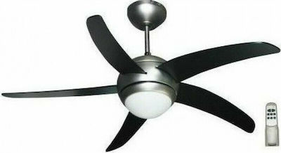 IQ Ceiling Fan 112cm with Light and Remote Control Black