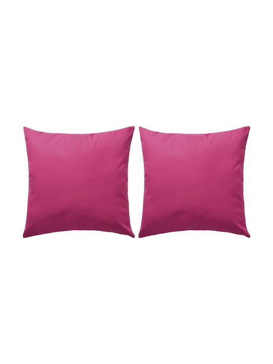 vidaXL Sofa Cushion Fuchsia 2pcs 45x45cm.