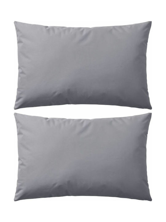 vidaXL Sofa Cushion Gray 2pcs 40x40cm.