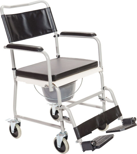 Mobiak Αναπηρικό Αμαξίδιο Μπάνιου Απλού Τύπου 43cm 0810120 Λευκό