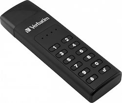 Verbatim Keypad Secure 32GB USB 3.1 Stick with connection USB-C Black