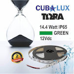 Cubalux Waterproof LED Strip Power Supply 12V with Green Light Length 5m and 60 LEDs per Meter SMD5050
