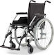 Meyra Vario 1750 Wheelchair 24-inch Folding Light Type 43cm Silver