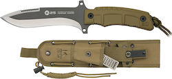 K25 Titanium Coated Knife Survival Khaki with Blade made of Stainless Steel in Sheath