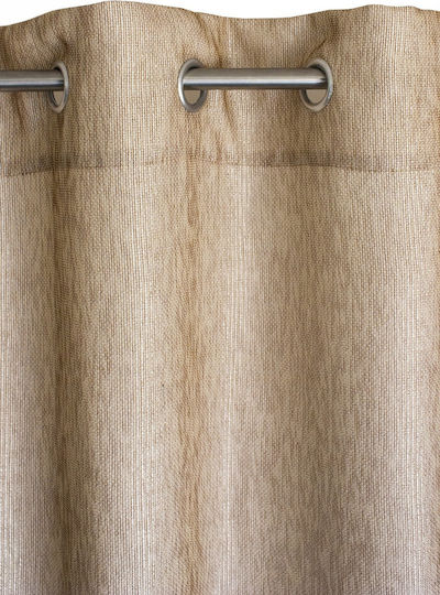 Mc Decor Κουρτίνα με Τρουκς 7904 Beige 140x260εκ.