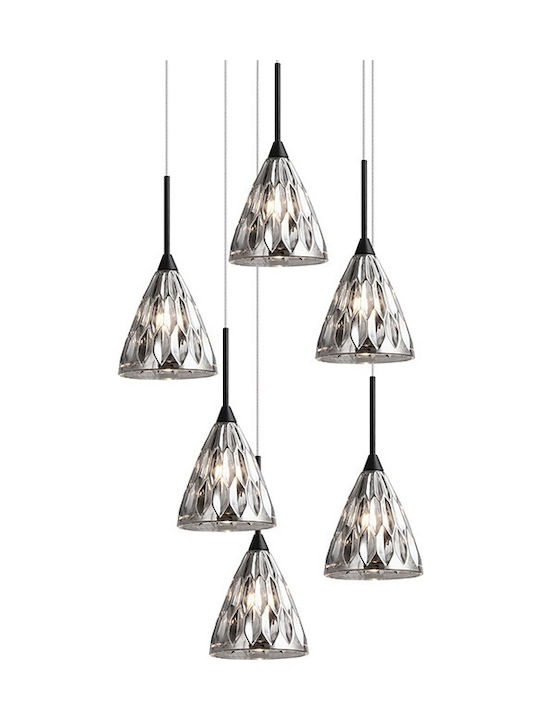 Luma Pendant Chandelier Black