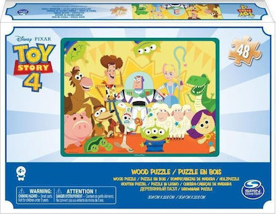 Wooden Kids Puzzle Toy Story 4 48pcs Spin Master