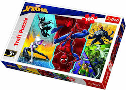 Puzzle pentru Copii Spiderman Upside Down pentru 5++ Ani 100buc Trefl