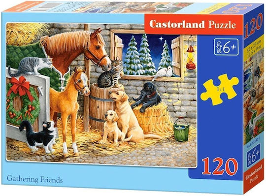 Παιδικό Puzzle Gathering Friends 120pcs Castorland