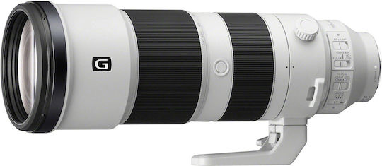 Sony Full Frame Φωτογραφικός Φακός FE 200-600mm F5.6-6.3 G OSS Tele Zoom / Telephoto για Sony E Mount Λευκός