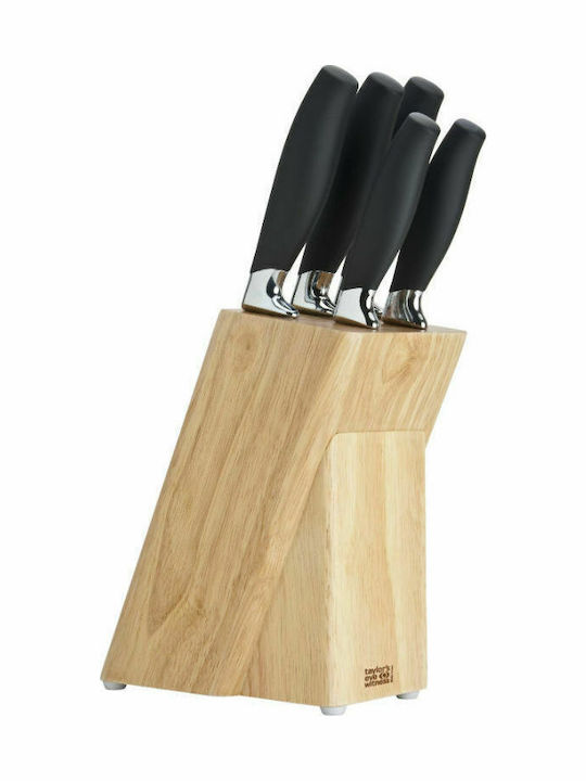 Taylor's Eye Witness Knife Set With Stand of Stainless Steel LMS23WB1 5pcs