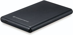 Conceptronic HDE02B Hard Drive Case 2.5" SATA III with connection USB 3.1 in Schwarz color