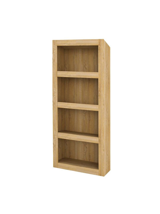 Bruce Floor Chipboard Bookcase Sonoma 80x30x180cm