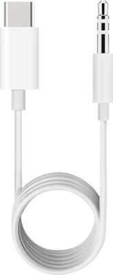 USB 2.0 Cable USB-C male - 3.5mm male White 1m (T100300172A)
