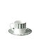 Van Kottler Set Kaffeetassen Porzellan Set Tassen Kaffee aus Porzellan 90ml 6Stück