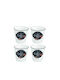 Marva Set of Cups Espresso Porcelain White 100ml 4pcs