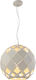 Ravenna Laura 400 Pendant Light Single-Light for Socket E27 White