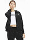 Puma Classics Poly Track Women's Short Sports Jacket for Winter Black