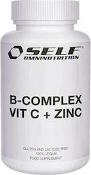 Self Omninutrition B Complex Vitamin C + Zinc Vitamina pentru Energie & Întărirea Sistemului Imunitar 60 capace