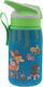 Laken Kids Water Bottle Plastic with Straw Turq...