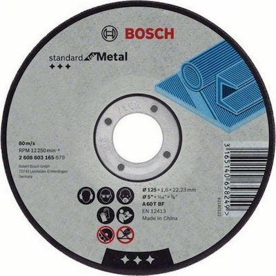 Bosch Δίσκος Κοπής Μετάλλου 2608603163 1τμχ