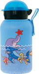 Laken Kids Aluminium Water Bottle Light Blue 450ml