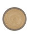 vidaXL Handmade Rug Round Summer Wicker Gray