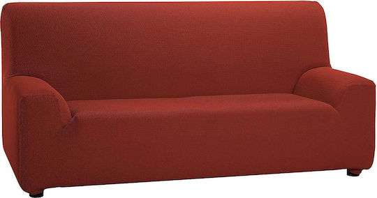 Mc Decor Tunez Ελαστικό Κάλυμμα Τριθέσιου Καναπέ Κεραμιδί 170εκ.