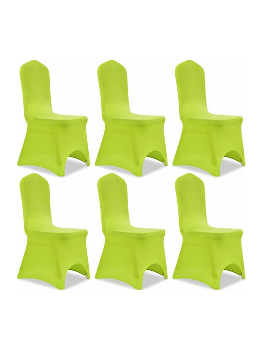 vidaXL Chair Elastic Cover Πράσινo