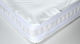 Greco Strom Super-Double Jacquard Mattress Cover with Elastic Straps Antibacterial Membran Safety White 160x200cm