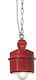 Ondaluce Oil Pendant Light Suspension for Socket E27 Red